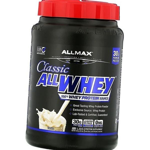 Концентрат сироваткового протеїну (білка) All Nutrition Max All Classic Whey 907 грам 8785 фото