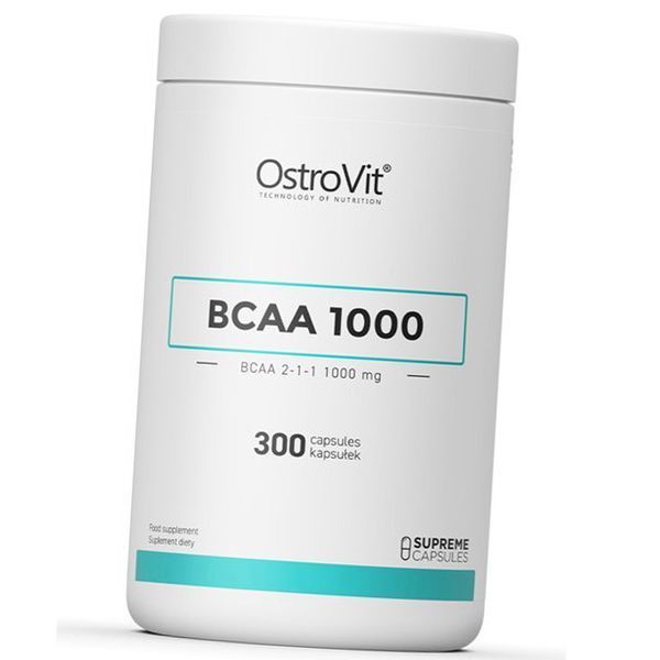 Всаа OstroVit BCAA 1000 300 капс 20353 фото