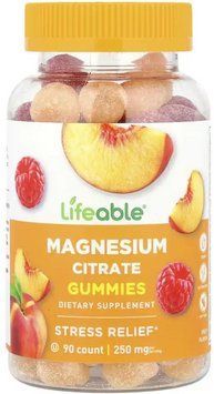 Магній цитрат Lifeable Magnesium Citrate 250mg Adult 90 жов таб фруктовий 3108184095 фото