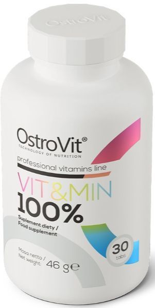 Мультивитамины OstroVit Vit Min 100% 30 таблеток 9419 фото