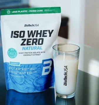 Спортивний сироватковий білок ізолят (протеїн) BioTech Iso Whey Zero Natural 1,816 кг 11543 фото