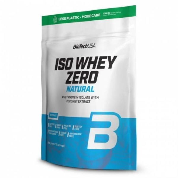 Спортивний сироватковий білок ізолят (протеїн) BioTech Iso Whey Zero Natural 1,816 кг 11543 фото