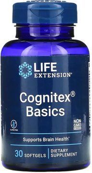 Поддержка памяти и когнитивной функции Life Extension Cognitex&reg; Basics 30 softgels 2956571571 фото
