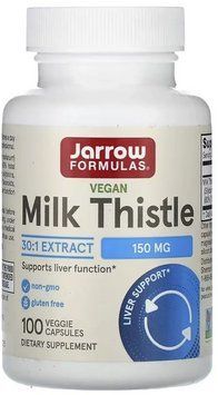 Розторопша 150 мг Jarrow Formulas Milk Thistle 100 капс 2956576424 фото