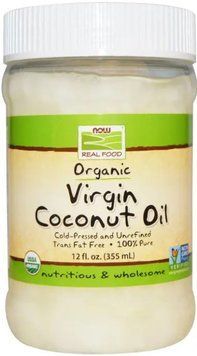 Кокосове масло NOW Coconut Oil Virgin organic 355 мл 10730 фото