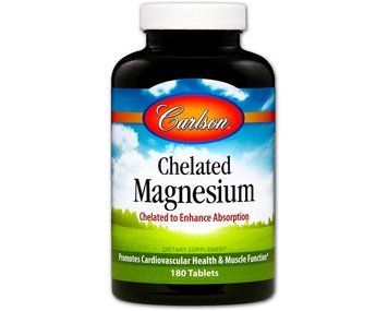 Магний хелат Carlson Labs Chelated Magnesium 200 mg 180 tabs карлсон лабс 18317 фото