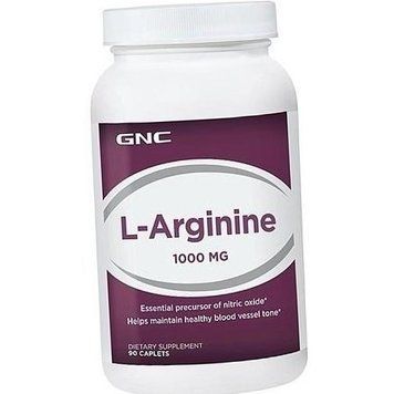 Аминокислота Л-аргинин GNC L-Arginine 1000 90 капсул 1500 фото