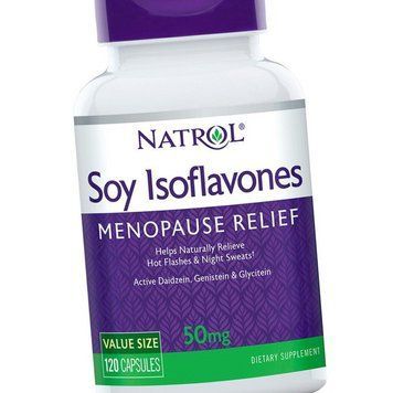 Ізофлавони сої при менопаузі Soy Isoflavones Menopause Relief 50 mg 120 капсул 20254 фото