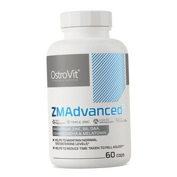 Бустер тестостерона OstroVit ZMAdvanced 60 капсул 22454 фото