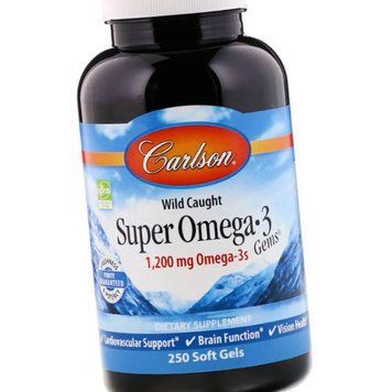 Super Omega 3 wild caught 1200 mg 250 sgels 19050 фото