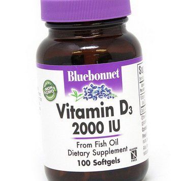 Вітамін Д Bluebonnet Nutrition Vitamin D3 2000 IU 100 капсул 19774 фото
