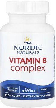 Комплекс витаминов группы В Nordic Naturals Vitamin B Complex 45 капс 2976278027 фото