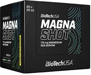 Енергетик для спорту BioTech Magna Shot 20*25 ml лимон-лайм 23568 фото