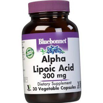 Альфа ліпоєва кислота Bluebonnet Nutrition Alpha Lipoic Acid 300 mg 30 капс 20775 фото