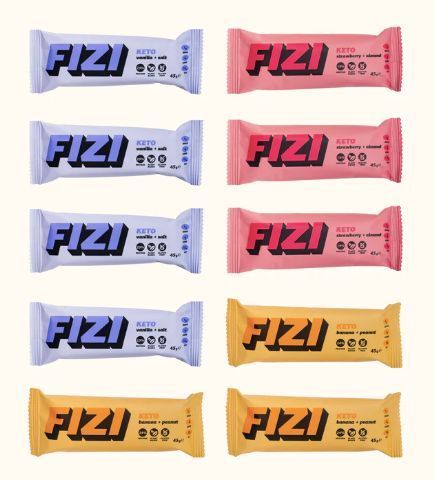 Протеиновые батончики FIZI KETO Protein Bar 10x45g Keto Box 2956572115 фото