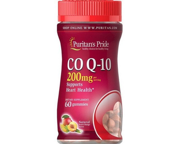 Коензим Q CO-10 200 mg 60 gummies 18870 фото