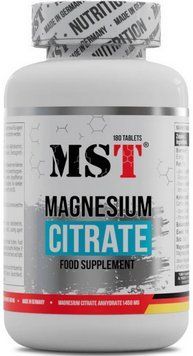Цитрат магнію MST Magnesium Citrate 180 tab 22930 фото