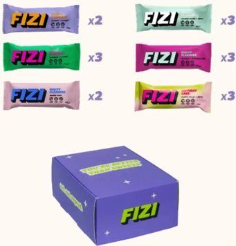 Веганские протеиновые батончики FIZI Grand Pleasure Box 16x45g ассорти 2956572116 фото