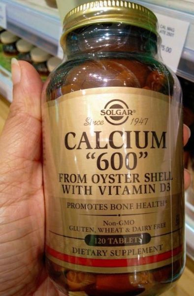Кальций и витамин Д3 Solgar Calcium 600 from oyster shell with vit D3 120 таблеток 19678 фото