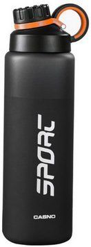 Бутылка для воды Casno Sport Waterbottle KXN-1243 1000 мл черная 22976 фото