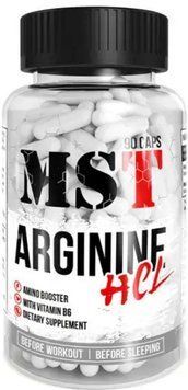 Аргинин аминокислота MST Arginine HCL 90 капсул 11091 фото