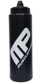 Бутылка спортивная для воды Muscle Pharm Bottle 1000 мл черная 11291 фото