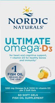 Омега Д3 Nordic Naturals Ultimate OmegaD3 120 гел капс лимон 2956576318 фото