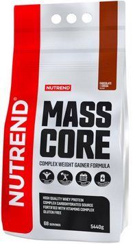 Гейнер для набора веса Nutrend Mass Core 5,4 кг шоколад кокос 23264 фото