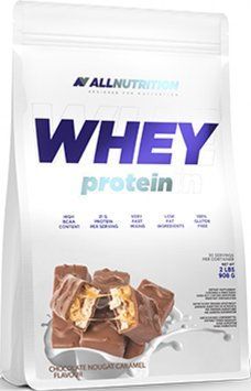 Сироватковий ізолят All Nutrition Protein Isolate 908 г шоколадна нуха та карамель 7895-27 фото