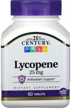 Лікопін 21st Century Lycopene 25 mg 60 таб 3108184166 фото