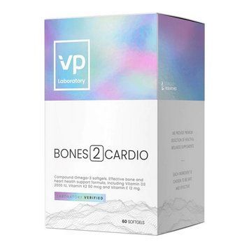 Комплекс для здоров'я кісток VP Lab Bones 2 Cardio 60 гельових капсул 22611 фото