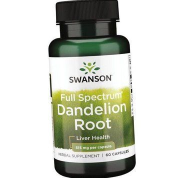 Корень одуванчика Swanson Full Spectrum Dandelion Root 515 mg 60 капсул 20556 фото