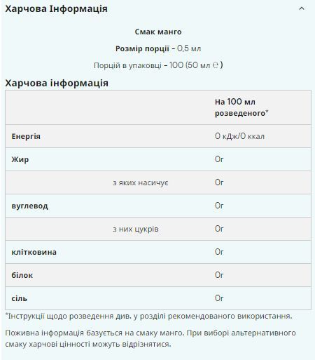 Цукорозамінник Myprotein Flavdrops 50ml Ваніль (До 10.26) 2976278029 фото