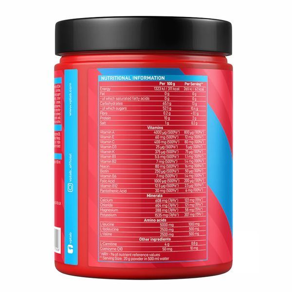Ізотонік VPLab FitActive Isotonic Drink -Tropical Fruit 500g(Тропічні фрукти) 2956565846 фото