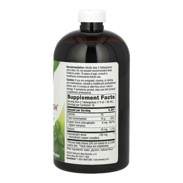 Хлорофилл Natures Way Chlorofresh&reg; Liquid 480 мл мята 3028840662 фото