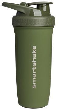 Шейкер для спортивного харчування Smartshake Reforce Stainless Steel 900 ml army green 22734 фото