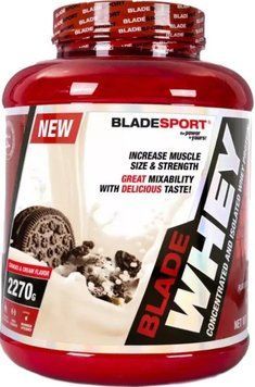 Протеїн для зростання м'язів Blade Sport Whey 2270 г Печиво з кремом 22890-05 фото