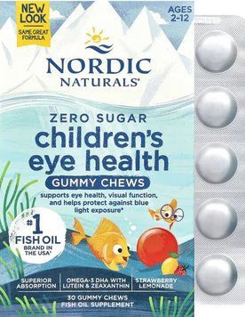 Омега 3 для детей Nordic Naturals Children's Eye Health 30 жев таб клубника 2956577021 фото