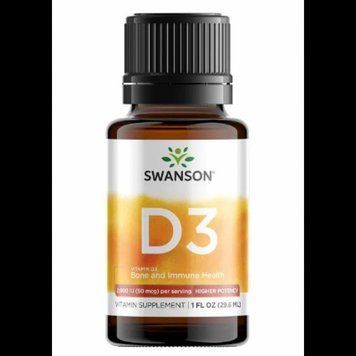Вітамін Д Swanson Vitamin D3 Bone and Immune Health 2000 IU 50 mcg 29.6 мл (До 12.23) 2956565886 фото