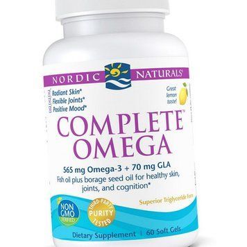 Жирні кислоти Omega 3-6-9 Nordic Naturals Complete Omega 60 гел капс лимон 18998 фото