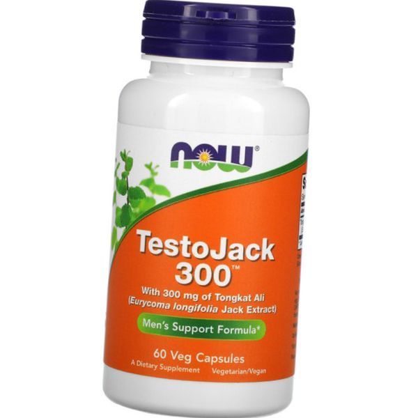 Тестостероновый бустер NOW Testo Jack 300 60 капс 10039 фото
