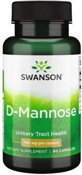 Д манноза Swanson D-Mannose 700mg 60 капс 3028842505 фото