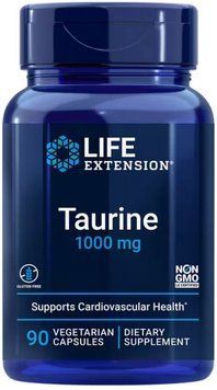 Таурин Life Extension Taurine 1000 mg 90 вег капс 22815 фото