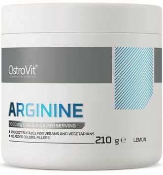 Аргинин OstroVit 100% Arginene 210 g лимон 8570-02 фото