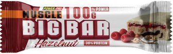 Протеїновий батончик з високим вмістом білка та смаком фундуку Power Pro Big Bar 100 g 3028839825 фото
