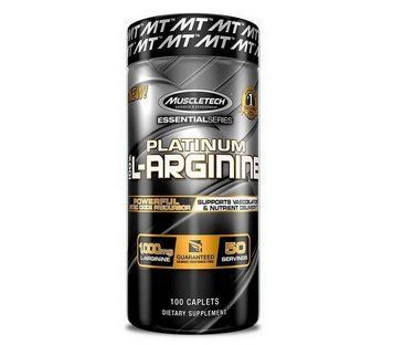 Platinum 100% L-Arginine 100 caplets 18959 фото