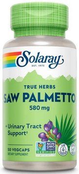 Со пальметто Solaray Saw Palmetto 580 mg 50 вег капс 23203 фото