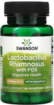Лактобактерії рамнозус Lactobacillus Rhamnosus with Fos 5 Billion Cfu - 60 Qualicaps 2956571379 фото