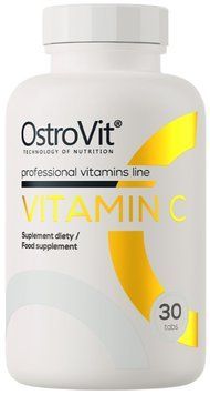 Витамин С 1000 OstroVit Vitamin C 30 таблеток 19260 фото
