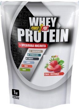 Протеїн для набору ваги Power Pro Whey Protein 1 кг полуниця 2500-05 фото